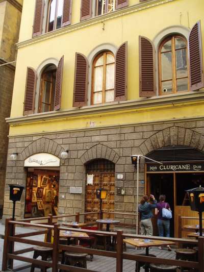 Our accommodation in Florence: the exterior