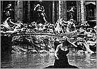 A Trevi Fountain's picture from 'La Dolce Vita' of Federico Fellini