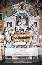 Church of Santa Croce - Florence: the monumental tomb of Galileo Galilei