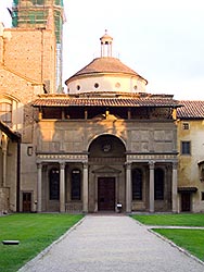 Church of Santa Croce - Florence: the Pazzi chapel