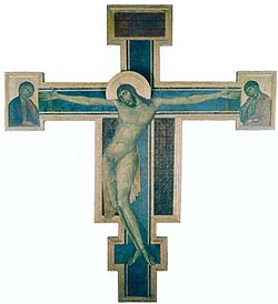 Museum of Santa Croce - Florence: the crucifix by Cimabue
