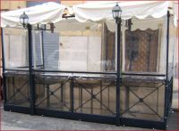 Fioriere e pedane in alluminio